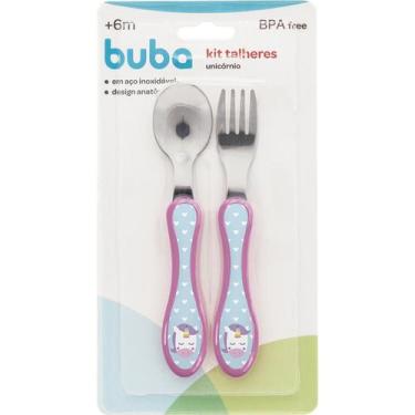 Imagem de Kit Talheres Unicórnio Introdução Alimentar Infantil - Pra Casa Decor