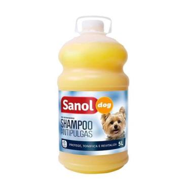 Imagem de Shampoo Antipulgas Sanol Dog para Cães - 5 Litros