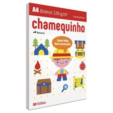 Imagem de Papel Chamequinho A4 Chamex Sulfite Branco - Escolha entre 75g, 120g o