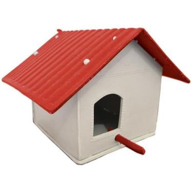 Imagem de Casa para pássaros kit com 5 casinha Plástico recicado - JR Injetados,