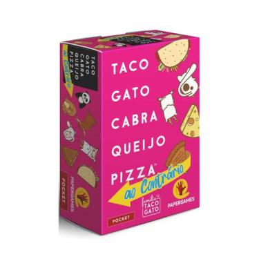 Imagem de Taco Gato Cabra Queijo Pizza: Ao Contrário - Jogo de Cartas - Papergam