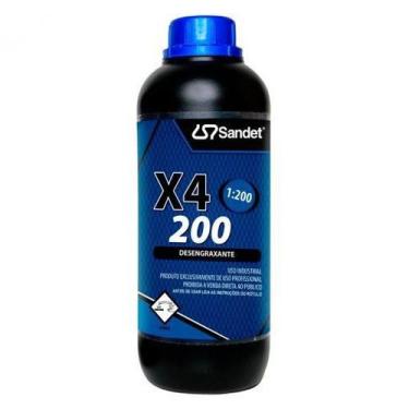 Imagem de X4 200 desengraxante - 1 litro - sandet, Sem variação, Único