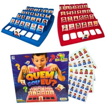 Imagem de Jogo Quem Sou Eu Cara A Criança Infantil Brinquedo Jogos De Mesa e Tabuleiro Para Menino e Menina 5 Anos