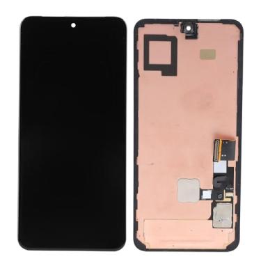 Imagem de Substituição de tela para Pixel 8, kit de substituição do conjunto de toque da tela digitalizadora de LED AMOLED com moldura para impressão digital e ferramentas de reparo