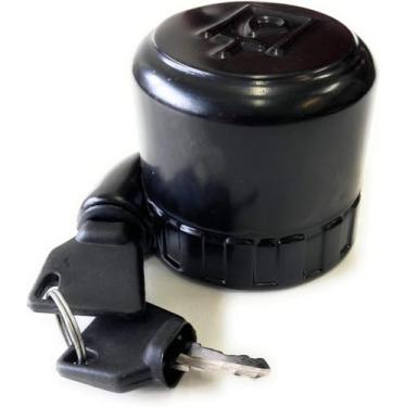 Imagem de JCB Peças de retroescavadeira - Tampa de enchimento hidráulico travável com 2 teclas para vários modelos JCB (peça JCB Nº 32/925421, 333/Y1376, 701/45501)