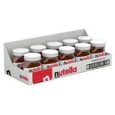 Imagem de Kit 10 unidades de Creme de Avelã Nutella Original 140gr - Ferrero