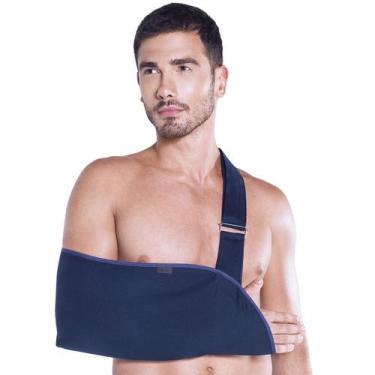 Imagem de Tipóia Ortopédica Bilateral Ombro Clavícula Braço Kestal,  G - 40cm-45