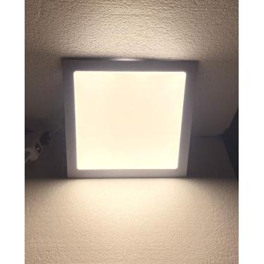 Imagem de Luminaria Painel plafon led embutir quadrado 25w 30x30cm - LEDCOM