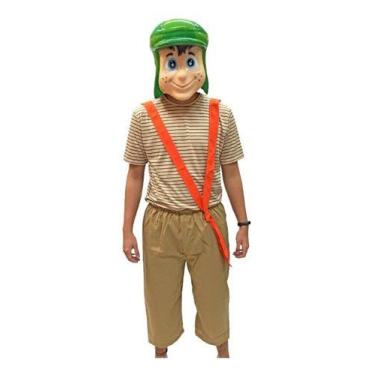 Imagem de Máscara Chaves+fantasia,fibra,trenzinho,carretas,novo - Palhaçaria & C