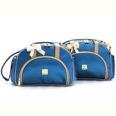 Imagem de Kit Bolsas Maternidade Bebe Menina Menino Enxoval Prática Miellu - Méd