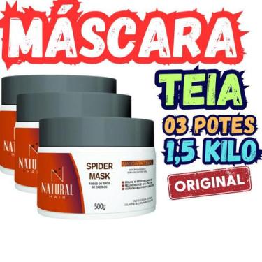 Imagem de kit Mascara de hidratação efeito Teia 500 g Natural Hair-v - Natural H