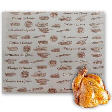 Imagem de Papel acoplado assados embrulhar embalar frango costela - Mamedes papé