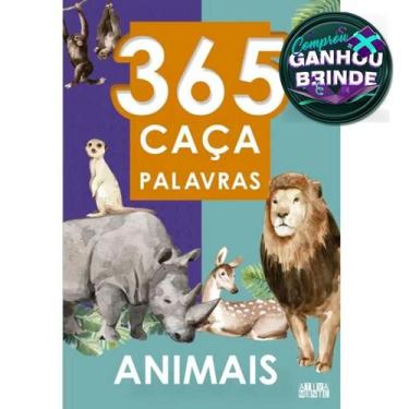Imagem de Livro 365 Caça-palavras - Animais Crianças Filhos Infantil Desenho Cir