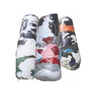 Imagem de 10kg Trapo Flanela Retalho Limpeza Geral Estopa Costurado