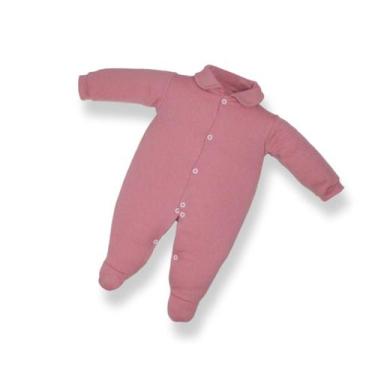 Imagem de Macacão Vestido Bebe Luxo Bordado Renda Tule Pérola Menina - Bebe Malu