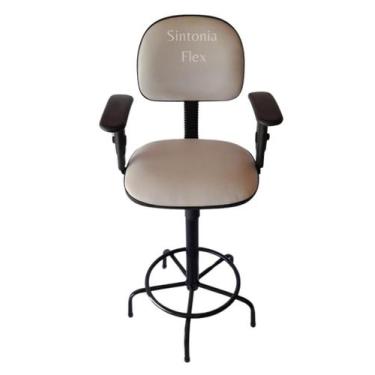 Imagem de Cadeira secretaria  caixa alta com braço de regulagem de altura  - a g