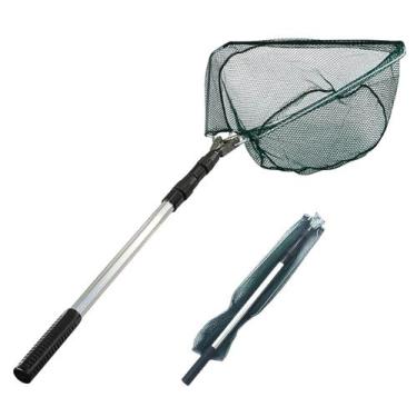 Imagem de Passaguá Pesca Cabo Dobrável Telescópico Triangular Retrátil Rede Arma