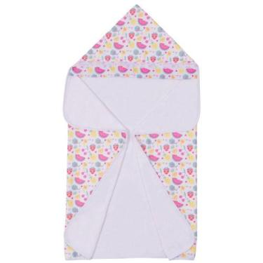 Imagem de Toalha de Banho Bebê Color Fruit com Capuz - Miguel Baby