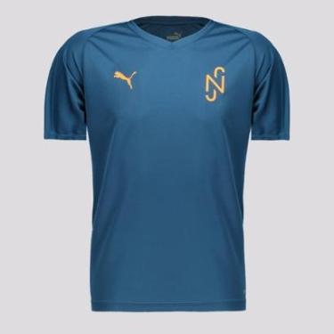 Imagem de Camiseta Puma Neymar JR Core Juvenil Azul-Unissex