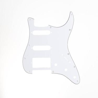 Imagem de Escudo Para Guitarra Am Strat HSS Branco 3P Spirit 110-WH [F035]