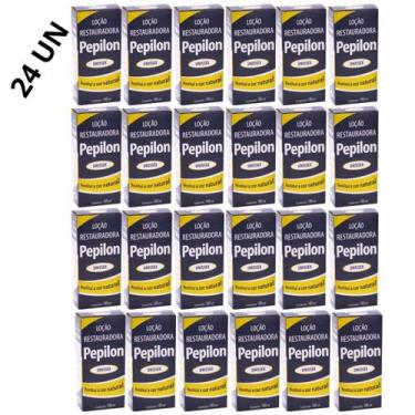 Imagem de Kit 24 Loção Capilar Restauradora Unissex 180Ml - Pepilon