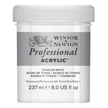 Imagem de Tinta Acrílica Winsor Profissional 237ml Titanium White - Winsor & New