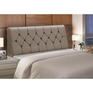 Imagem de Cabeceira Baú de Cama Box Madeira Estofada Queen Size Madri - D'Julia,