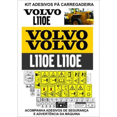 Imagem de Adesivos Pá Carregadeira Volvo L110E - MJS