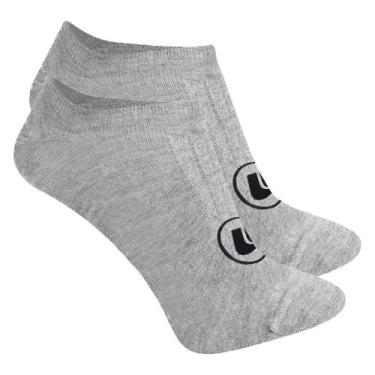 Imagem de Meia Esporte Legal Sapatilha Invisível Masculina, Cinza, 38-43