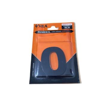 Imagem de Numero Residencial N.0 60MM Preto - Vila