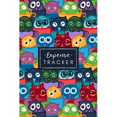 Imagem de Expense Tracker: Owls in Cups Pattern Cover Spending Organizer Log Book | Expenses Ledger Journal to Keep Track of Daily Spendings | Budget Planner | Simple Money Management Notebook for Men & Women