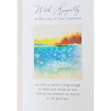 Imagem de Greeting Card With Sympathy In The Loss Of Your Husband May The Precious Memory Help To Comfort You At This Time