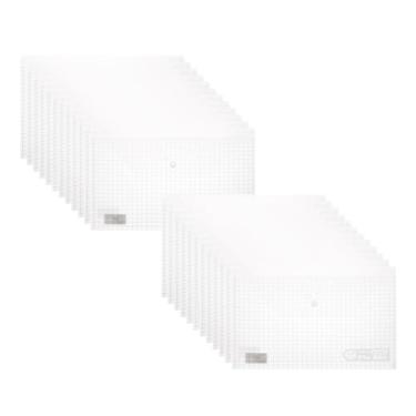 Imagem de PATIKIL Pastas de arquivos de envelopes de plástico, pacote com 24 pastas brancas de PVC à prova d'água com fecho de pressão para documentos tamanho A4/carta, negócios, escritório e casa