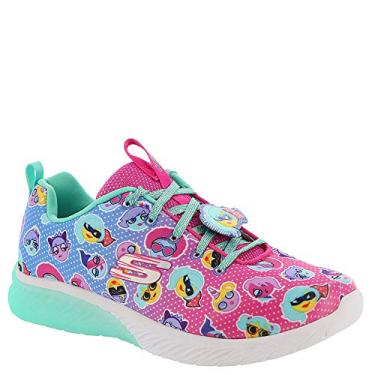 Imagem de Tênis infantil feminino Skechers Skech Gem-TBD, Hot Pink-multi, 4