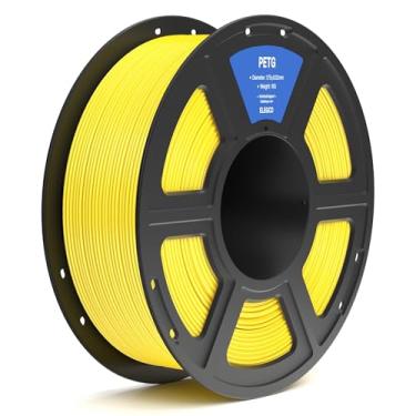 Imagem de ELEGOO Filamento PETG 1,75 mm amarelo 1 kg, precisão dimensional do filamento da impressora 3D +/- 0,02 mm, carretel de 1 kg (1 kg) serve para a maioria das impressoras 3D FDM