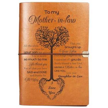 Imagem de ZVMIS to My Mother in Law Tree Heart Recipe-Mother in Law Receita Presente - Caderno de receitas removível - Fichário de receitas em branco Livro de Receitas Livro de Receitas - Livro de Receitas de