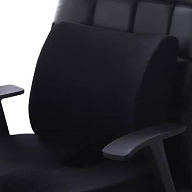 Imagem de Almofada Conjunto de Apoio Lombar Poliéster Almofada Confortável Ch para Conjunto de Flanela Almofada Preta e Combinação de Almofada Traseira Defina Seu Carro ou Relaxe Em Nossa