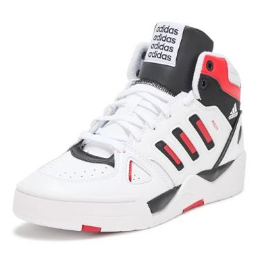 Imagem de adidas Tênis masculino Midcity Mid Top, Branco/vermelho universitário/preto, 4