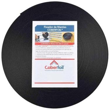 Imagem de Fixador de Manta Térmica Dupla Face Aluminizada Telhado Rolo Fita Material Flexível e Resistente com 20m por Rolo Fixado como Subcobertura Telhas Proteção Fácil Aplicação