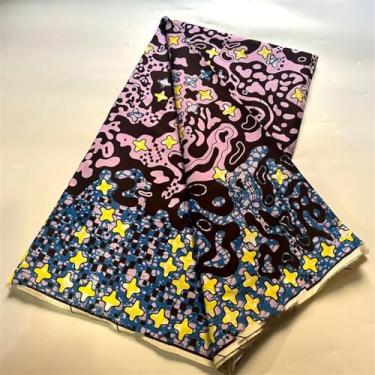 Imagem de Tecido cera dourada africana algodão material rapper Batik Ankara original de alta qualidade novo material pagne manutenção para costura (como imagem-26)