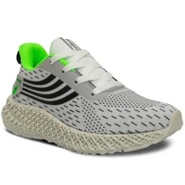 Imagem de Tênis Infantil Esportivo Nº 28 ao 36 Moda Escolar Masculino Menino 11.114J (Branco, BR, Criança de 4 a 8 anos, Numérico, 29)