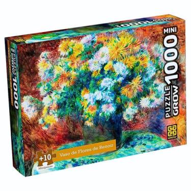 Imagem de Quebra Cabeça 1000 Peças Vaso de Flores Renoir-4609 Grow