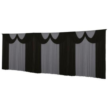 Imagem de Cortina Paris Malha Gel Enfeite Igreja Festas  9 metros - Dennis Confe