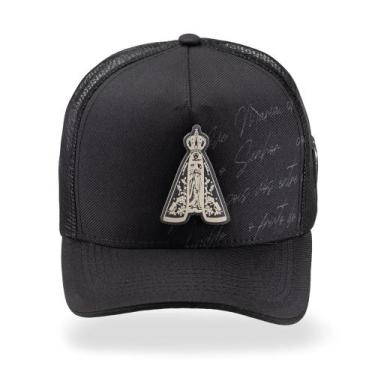 Imagem de Boné Especial Plus Size Pampas Nossa Senhora Telinha Country Branco - 