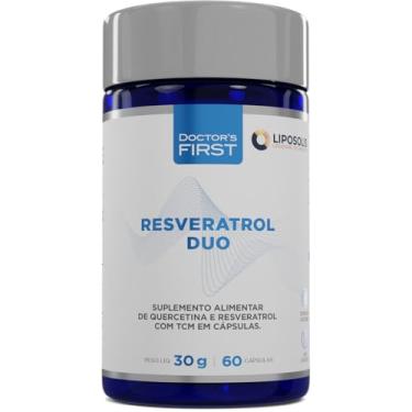 Imagem de Resveratrol 50mg + Quercetina 280mg - LIPOSSOMAL - Resveratrol DUO - Doctor's First-