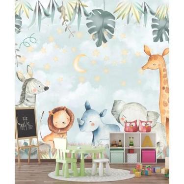 Imagem de Papel de Parede Infantil Safari AL 03 - AloPapers, 2,50m de largura, 2