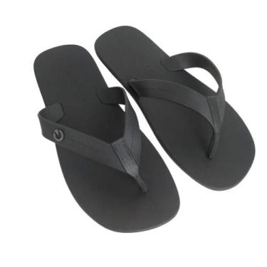 Imagem de Chinelo grendene masculino cartago atlanta   11840, Preto, Preto, 40