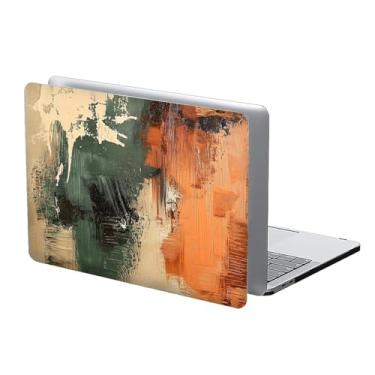 Imagem de COTAIL Compatível com MacBook Air 13 polegadas, capa rígida de plástico para 2025 2024 2023 2022 capa protetora rígida 13.3 Pro (A1706/A1708/A1989/A2159/A2289/A2251/A2338), tons marrom e verde