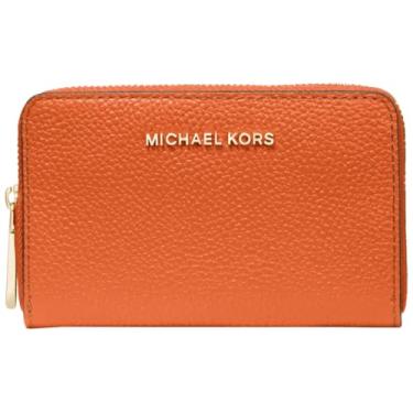 Imagem de Michael Kors Estojo para cartão Jet Set pequeno com zíper, laranja, Ponche laranja