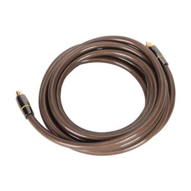 Imagem de Cabo de áudio óptico, Cabo de áudio de Fibra óptica Digital, Conector Banhado a Ouro, Plug and Play, Transmissão de Sinal Estável e Compacta para Alto-falantes (#2)